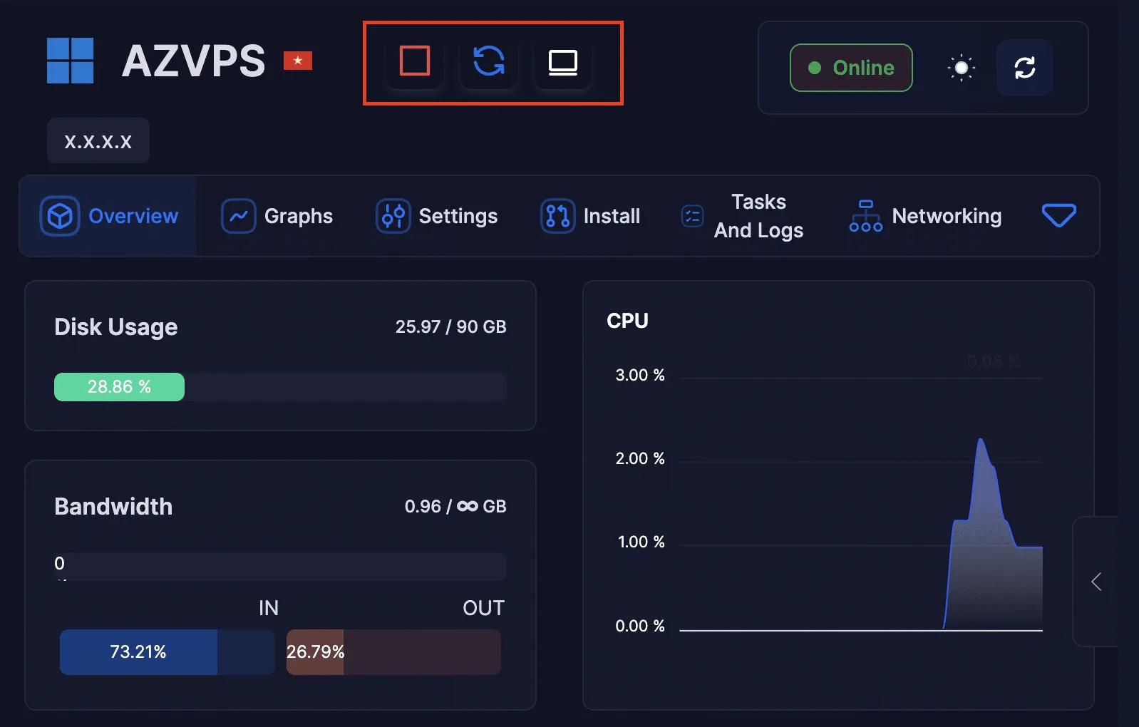 Hướng dẫn các thao tác quản lý VPS cơ bản