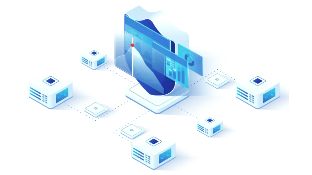 Minh họa hệ thống hạ tầng ổn định của AZVPS