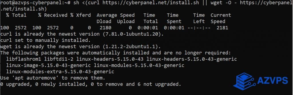 Cài đặt CyberPanel